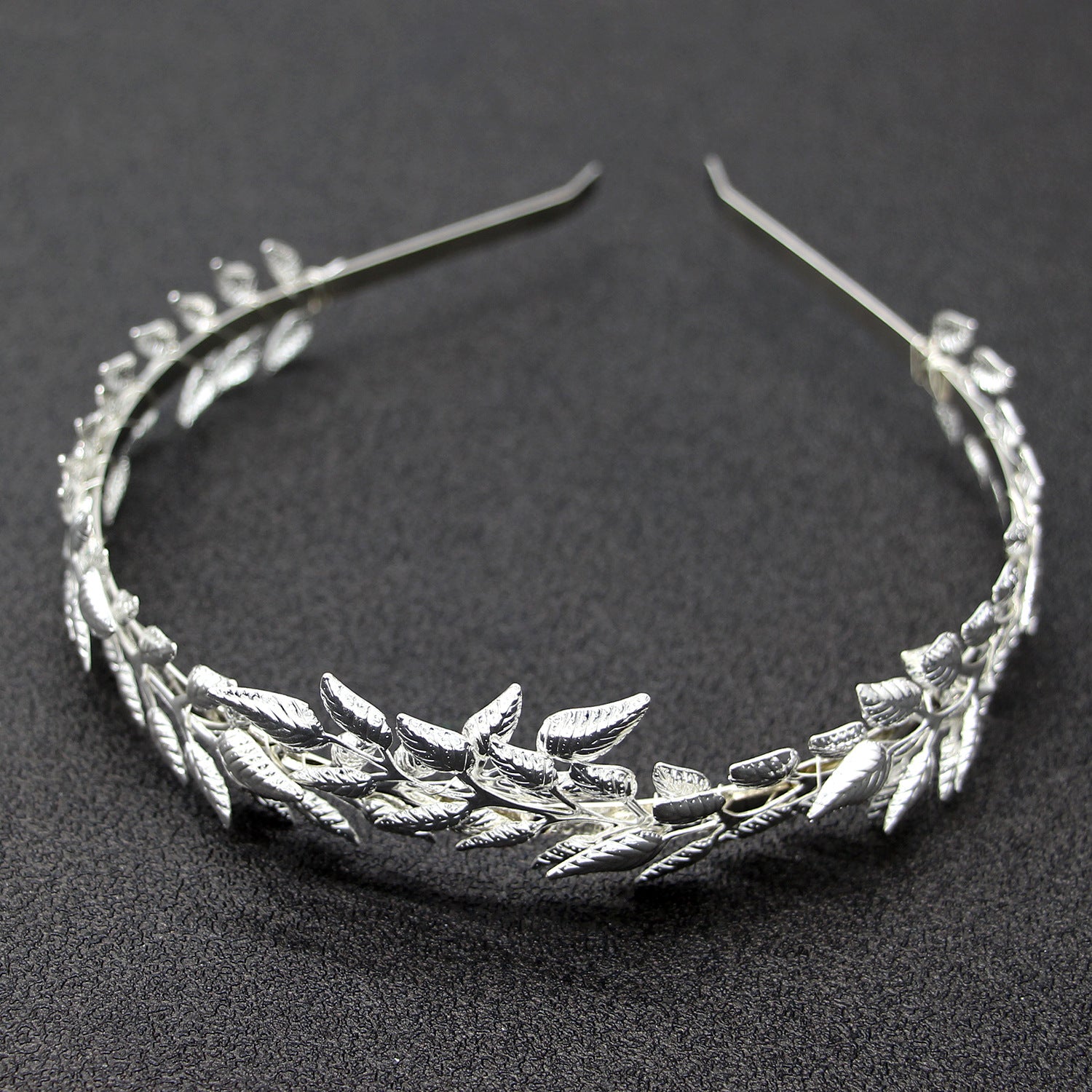 Braut Haarreif mit goldenen Blättern Legierung Krone Haarschmuck