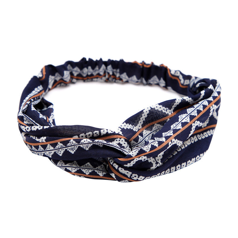 Women's Polka Dot Printed Bohemian Sweet Simple Hair Band