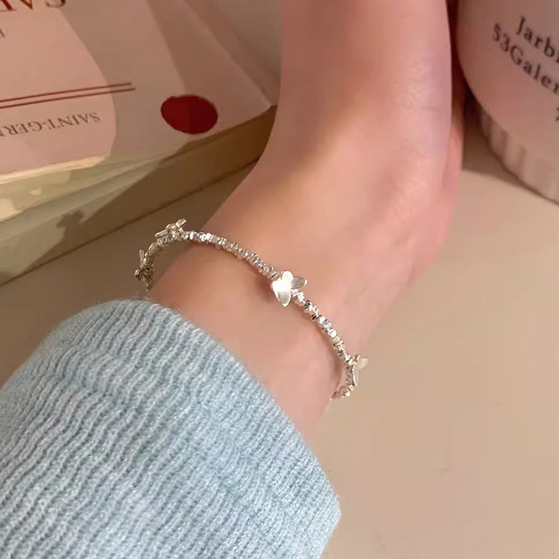 Damen-Armband aus Sterlingsilber 925 mit Schmetterlingen