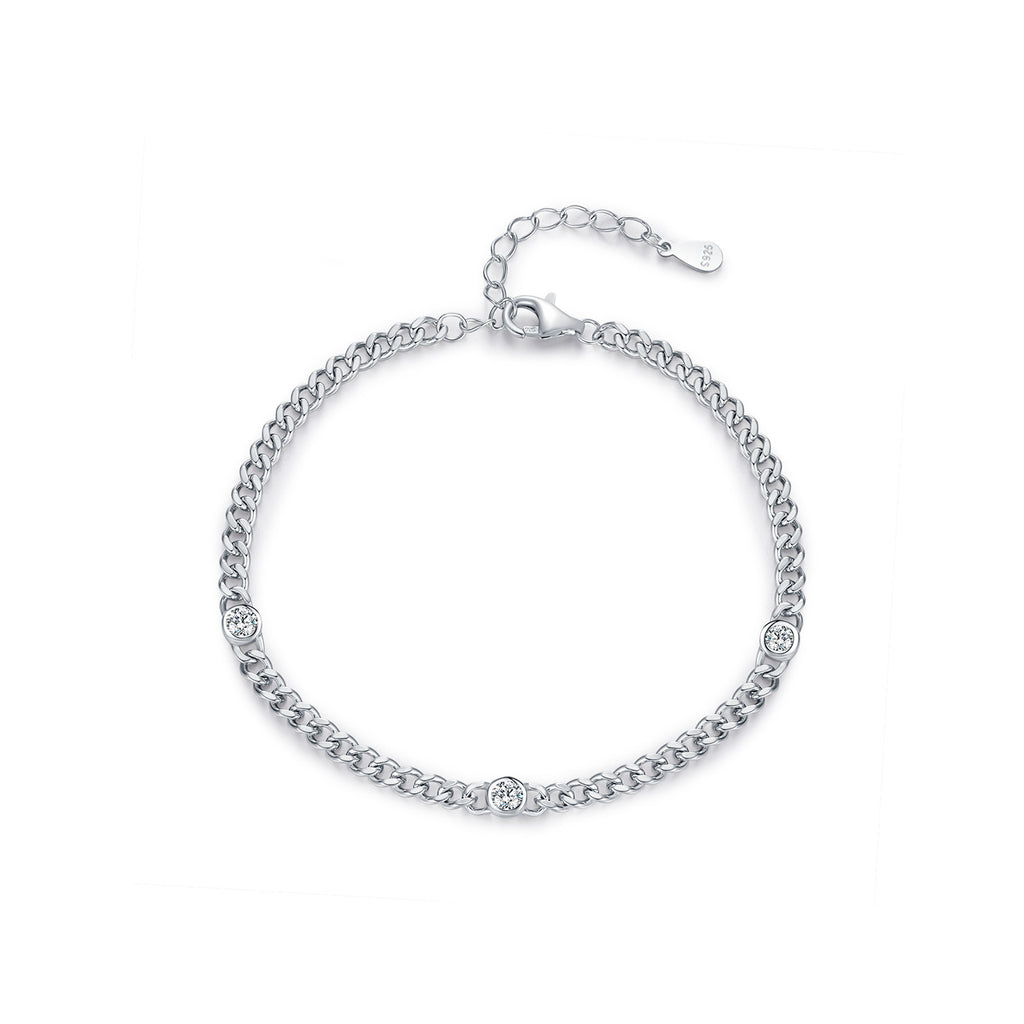 Personalisiertes Mode-Armband mit funkelnden Diamanten für Damen