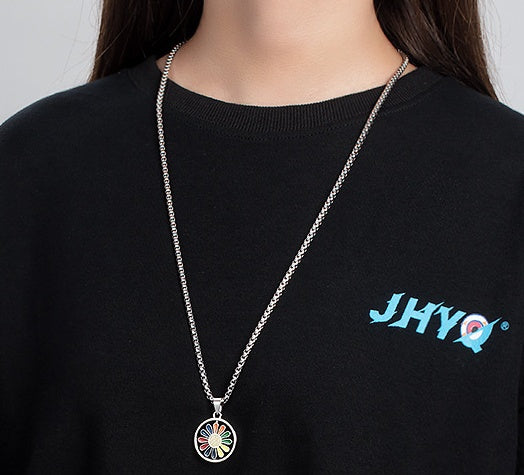 Einfache Halskette Hip-Hop Cool Buchstaben Lange Anhänger Schmuck