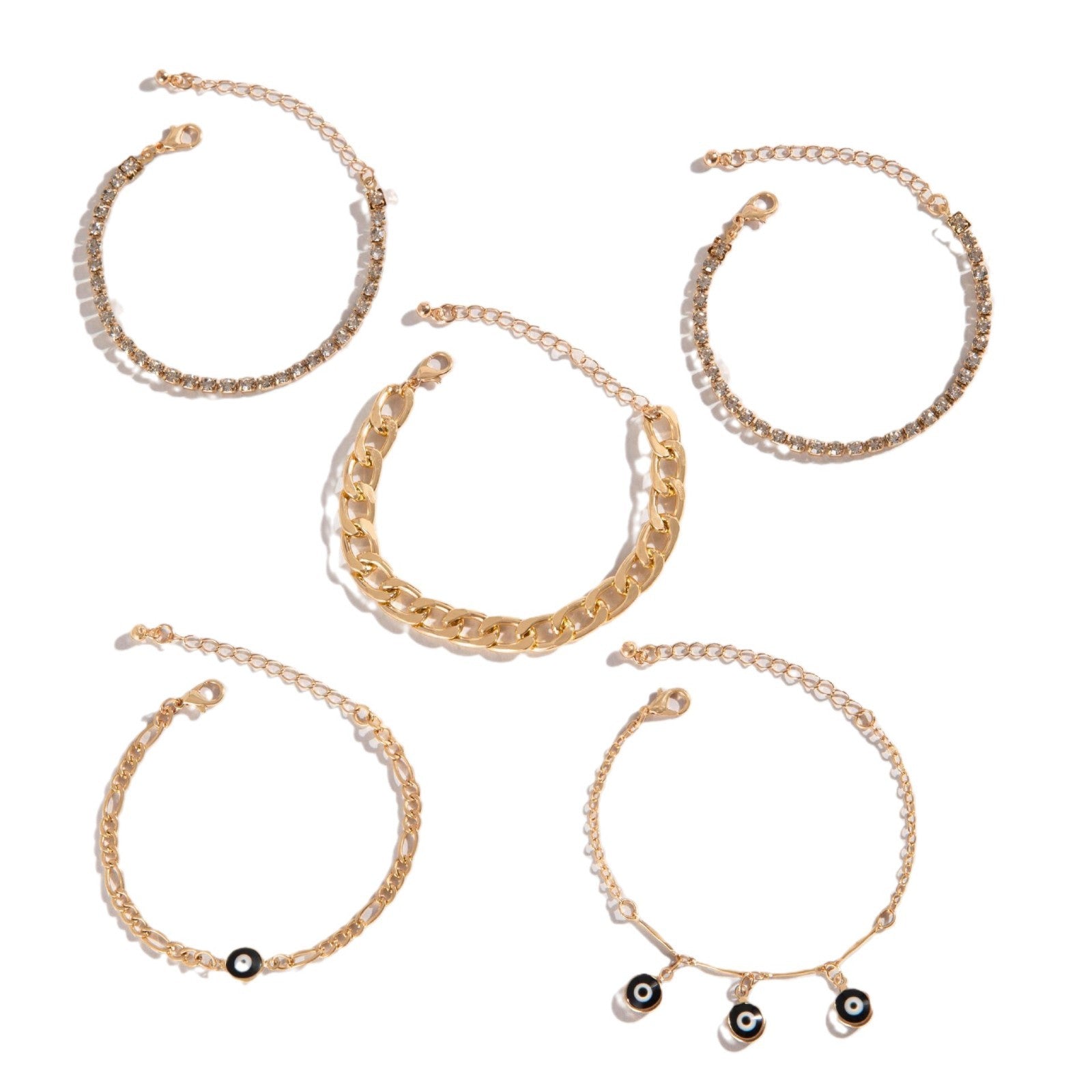 Women's Fashion Personalized Multi-layer Twin Bracelet