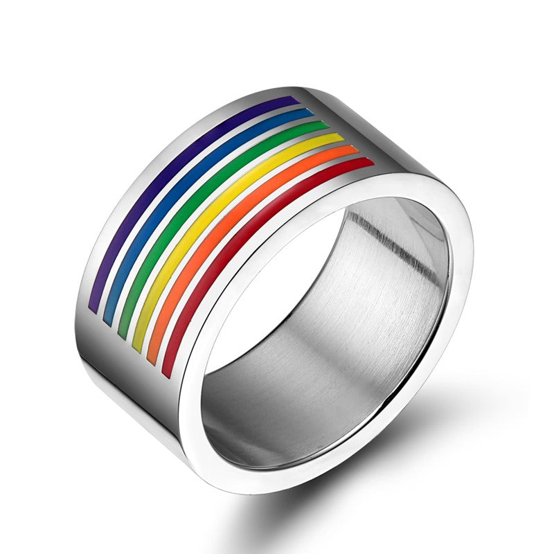 Anillo Unisex Arcoíris del Orgullo Cycolinks