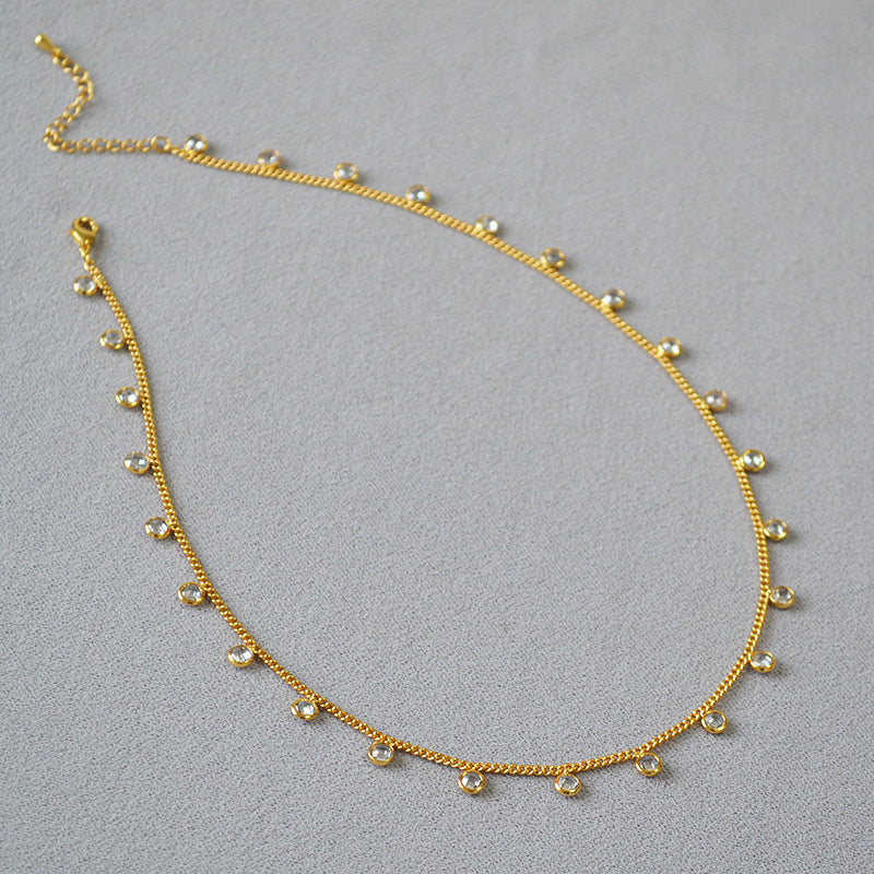 Short Necklace Collarbone Chain Woman