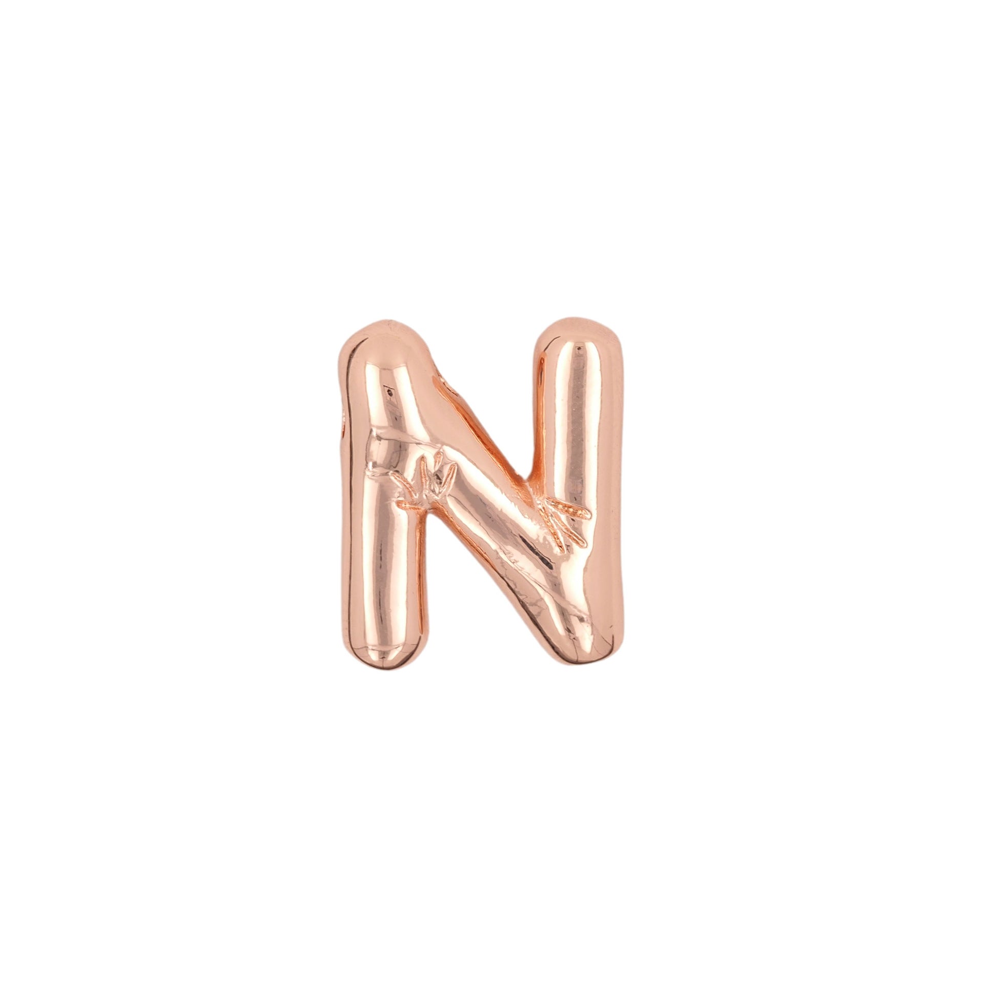 Glossy Letters Copper Pendant Necklace