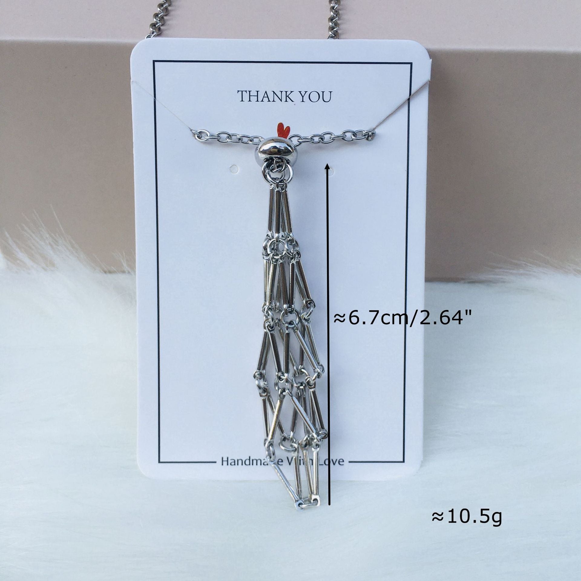 18K Golden Natural Crystal Stone Net Pocket Metal