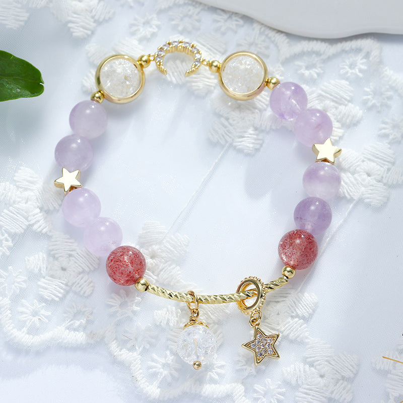 Lavendel Amethyst Armbänder für Frauen