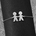 Damen-Armband aus Titanstahl, vergoldet
