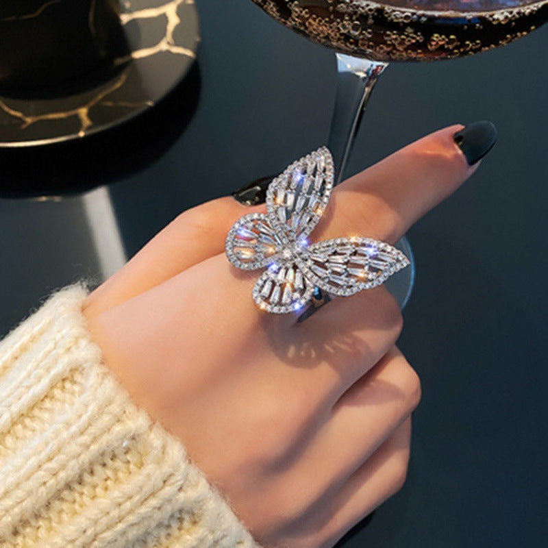 Anillo giratorio con temperamento de copo de nieve rotatorio