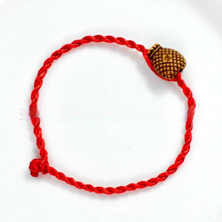 Rotes Seilarmband Kleiner Schmuck