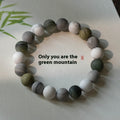 Fashion Gray Stone Zen Bracelet For Women