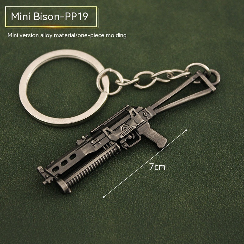 Llavero de Juguete de Metal Gun