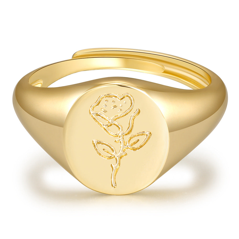 Coole Damenring-Accessoires Schmuck