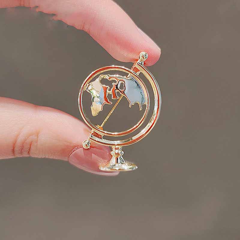 Broche de aleación en forma de globo hueco con personalidad creativa