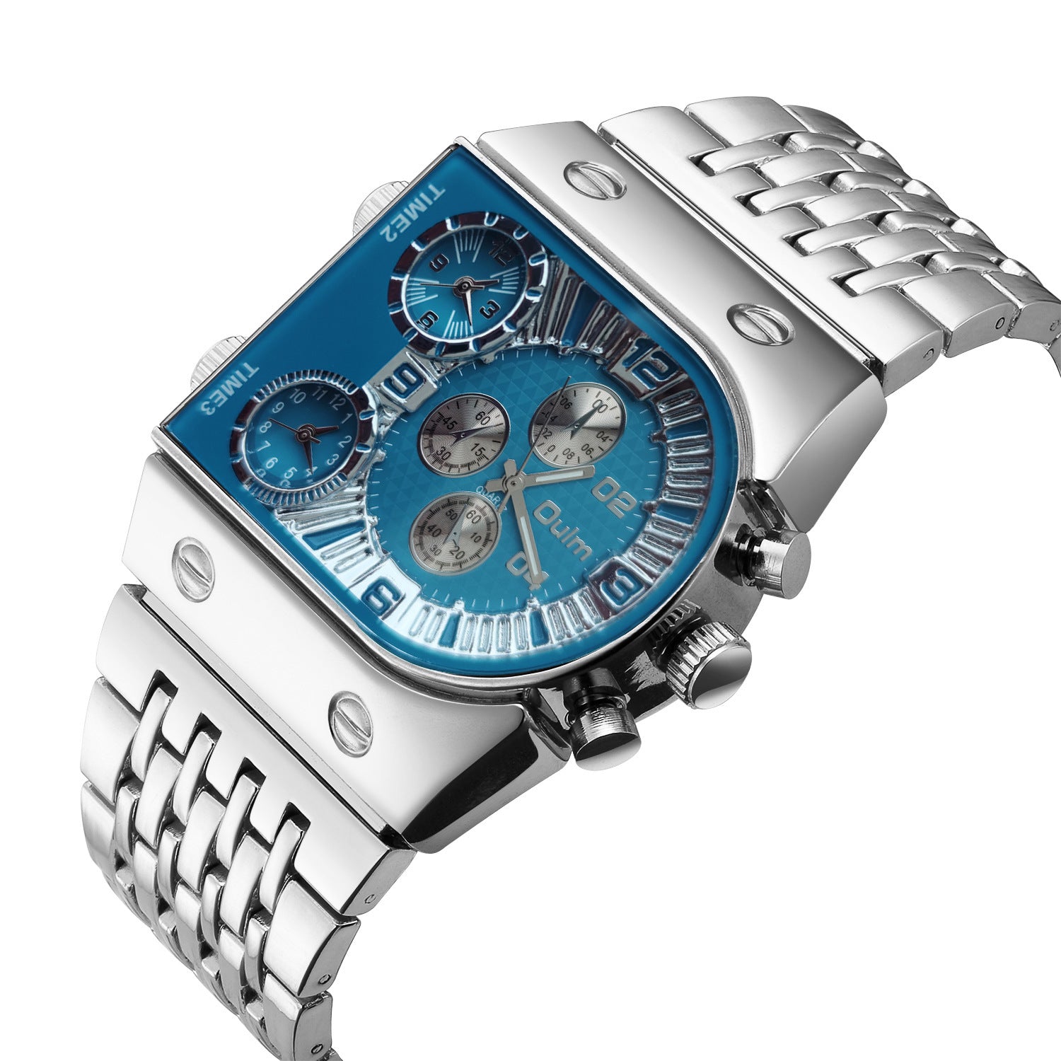 Luminous Herrenuhr Stahlband Casual Gold