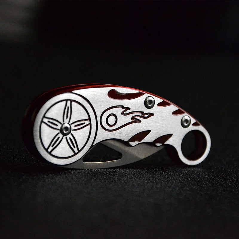 Mini Cuchillo Portátil de Exterior con Colgante de Llavero