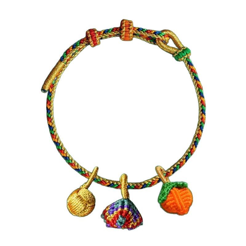 Drachenbootfest Bunte Seil Handweberei Armband
