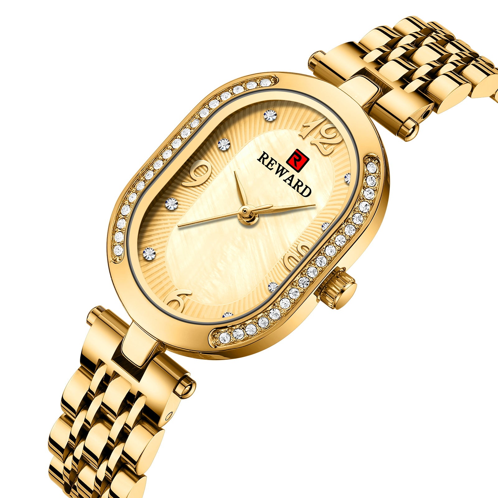 Reloj de señora elegante con diamantes
