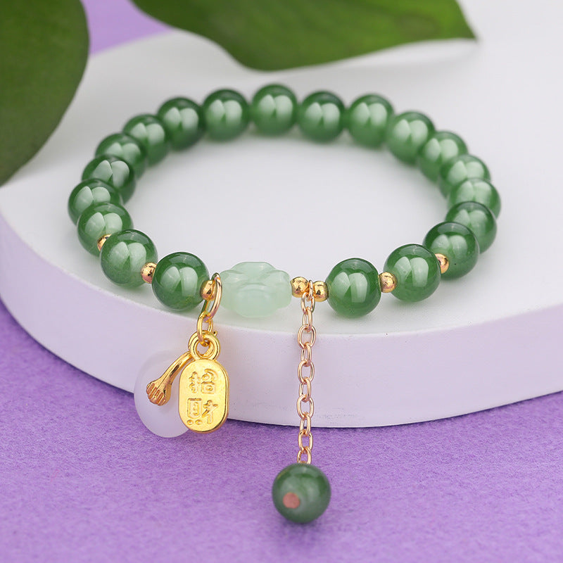 Chinese Style Accessories Bracelet Ethnic Style Aventurine
