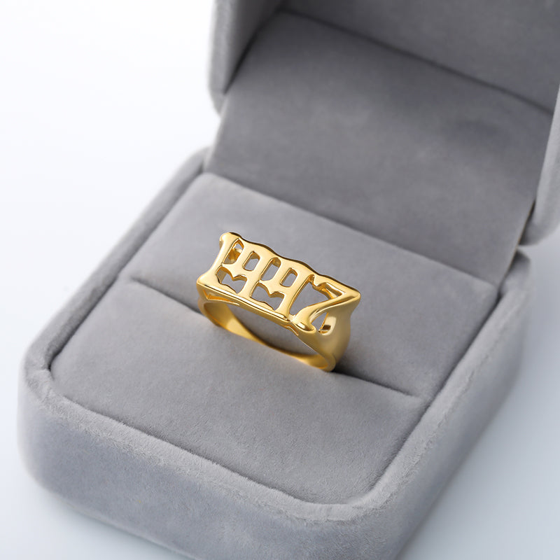 Digitaler antiker Ring Schmuck für Damen und Herren