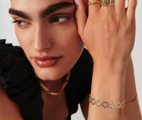 Pulsera de circonita galvanizada New Scale Jewelry