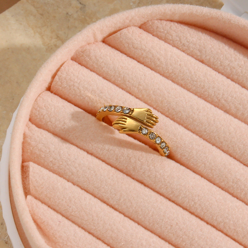 Anillo de oro Amaryllis