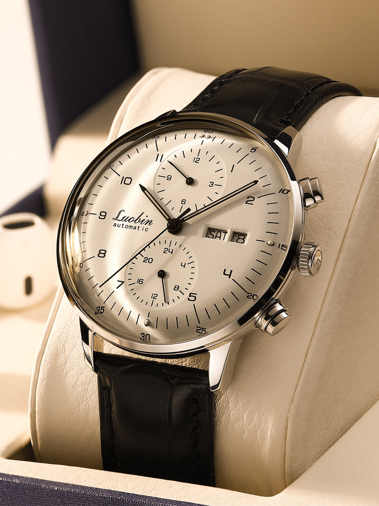 Vollautomatische mechanische Uhr, Multifunktionale Business-Uhr, schlicht, leuchtend, wasserdicht