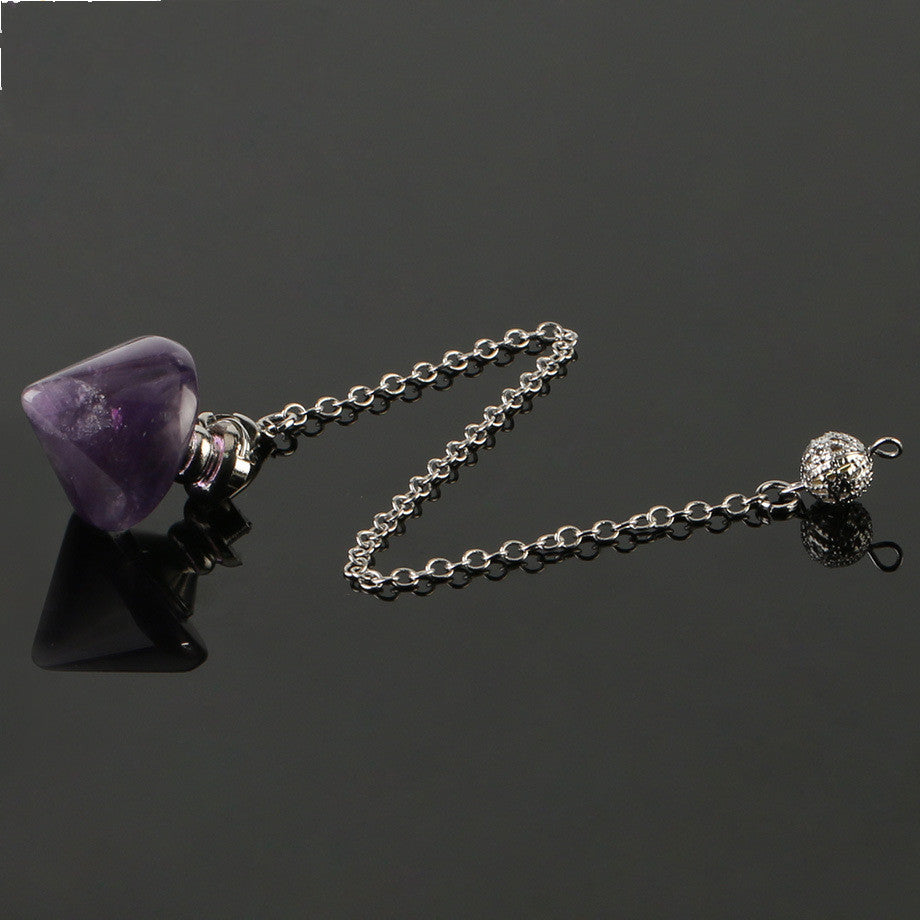 Obsidian-Accessoires Natürliches Kristallpendel