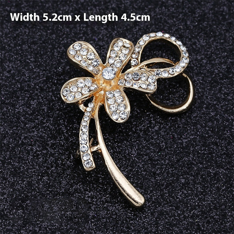 Accesorios Decorativos de Corsage para Ropa con Flores y Lazos