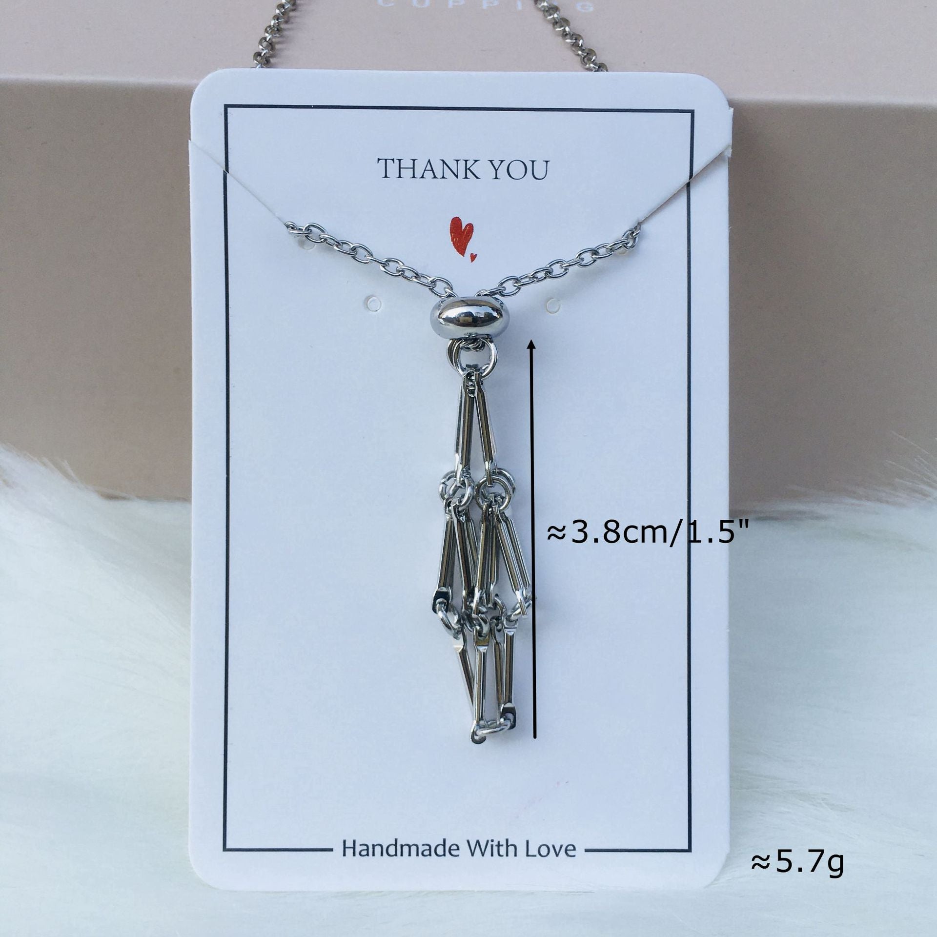 18K Golden Natural Crystal Stone Net Pocket Metal