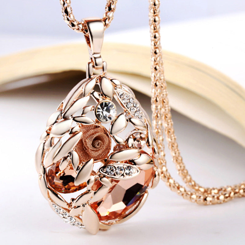 Accessoires Deko Schmuck Halskette Pulloverkette Lang Damen