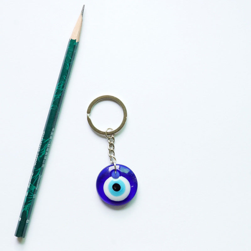 Colgante de ojo azul de cristal turco de estilo retro y creativo