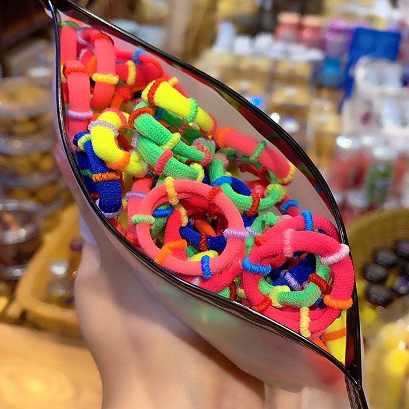 Diadema para niña, diadema colorida para niños, pequeñas bandas elásticas para el cabello