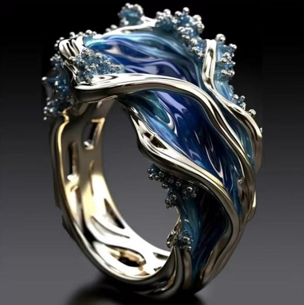 HAILANG Harz Mode Diamant Damenring