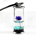 Anhänger aus getrockneten Blumen, mit Harz, Gänseblümchen-Kette