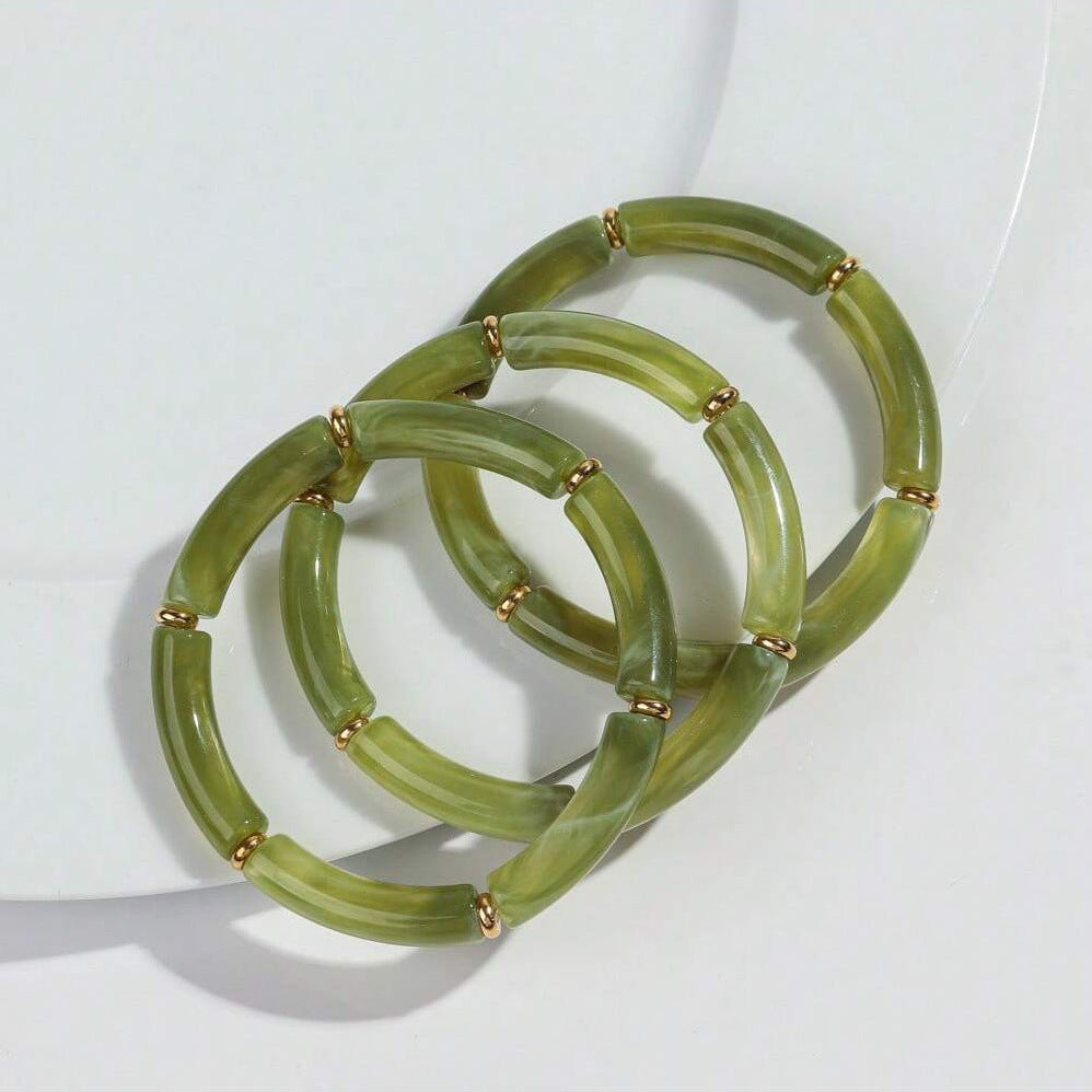 European And American Popular Acrylic Elbow Bracelets Ladies