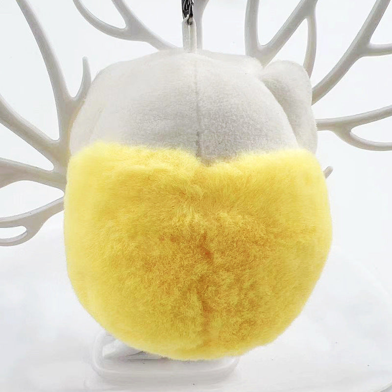 Lindo pollito de peluche, muñeco para bolso