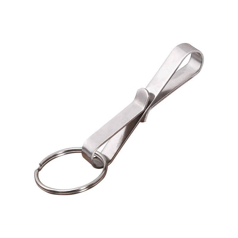 Llavero de acero inoxidable con colgante antiguo