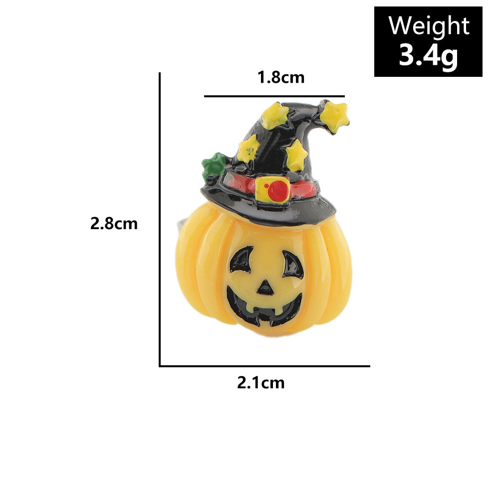 Halloween-Ringe Partygeschenke Personalisierte Kürbisse