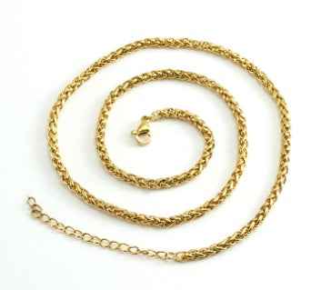 Titanium Steel Men's Classic Wing Pendant Necklace