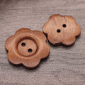 Natural Wooden Original Color Sweater Buttons