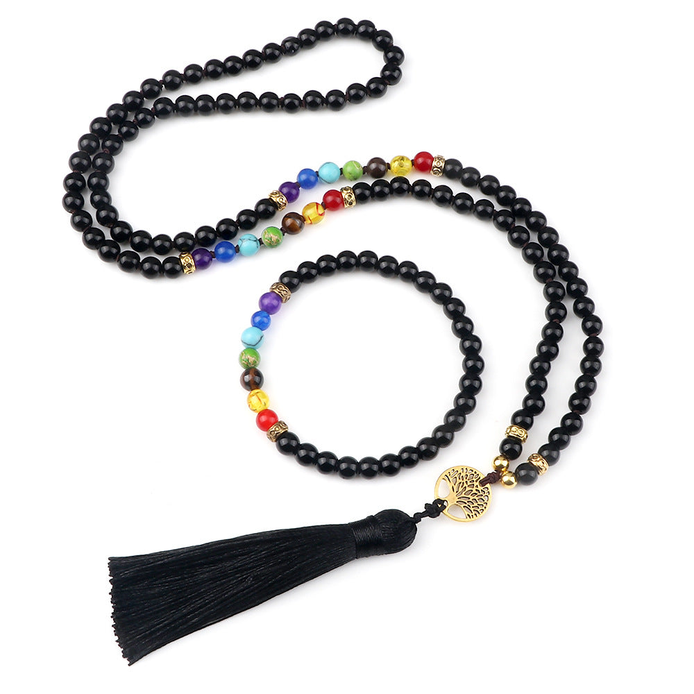 Ethnic Style Colorful Alloy Loose Beads Bracelet