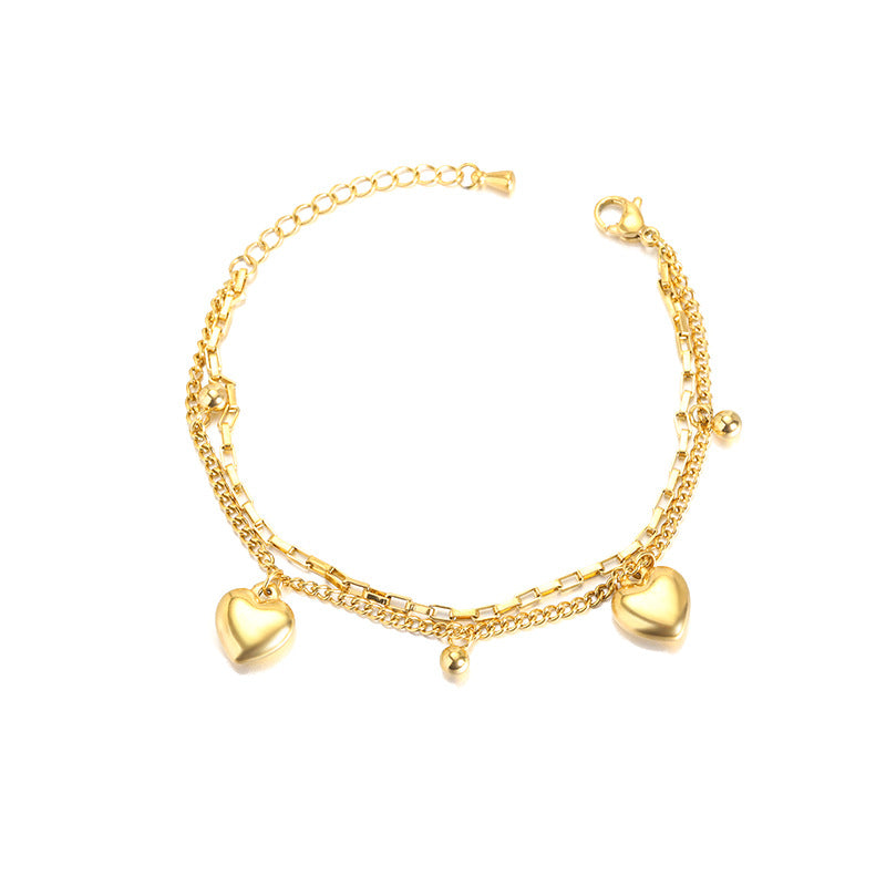 Neues geschwungenes, glänzendes Design, schlichtes und leichtes Luxusarmband