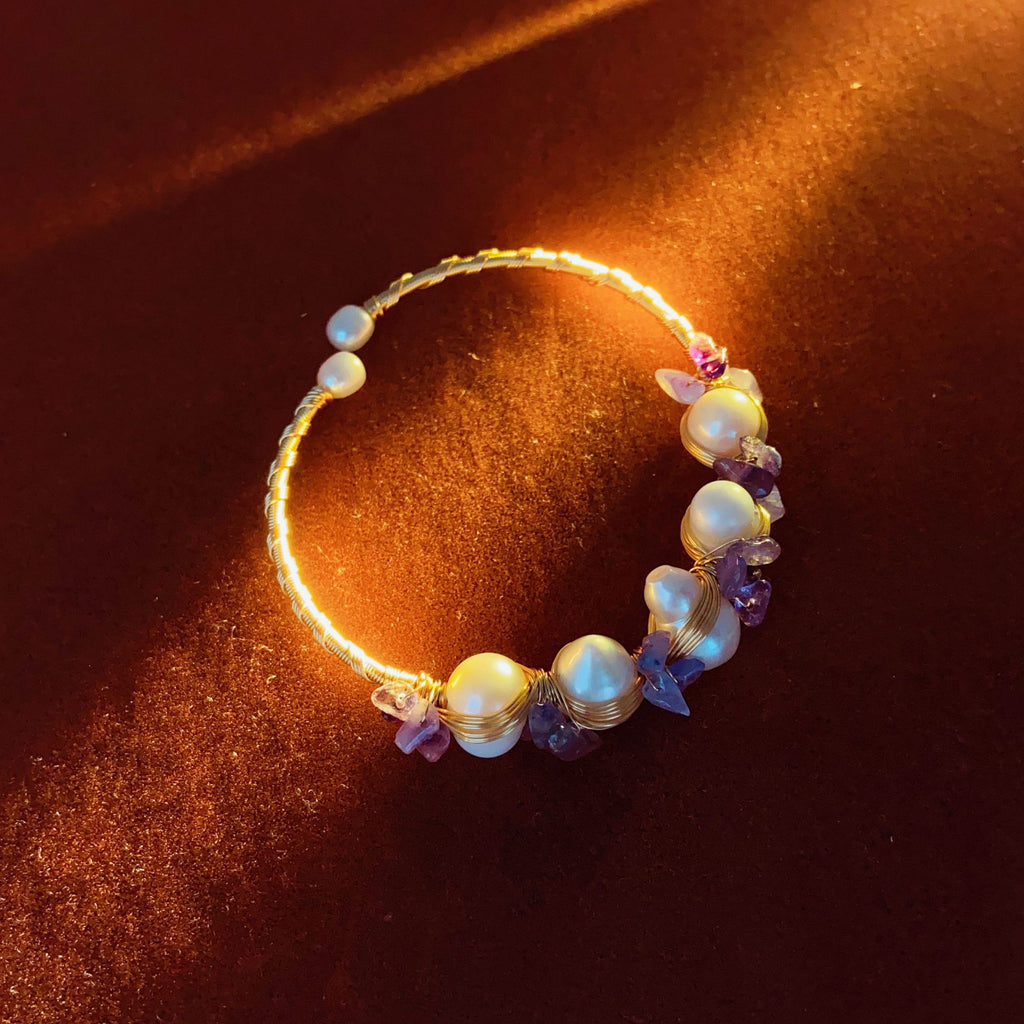 Hand-woven Pearl Bracelet Versatile Item
