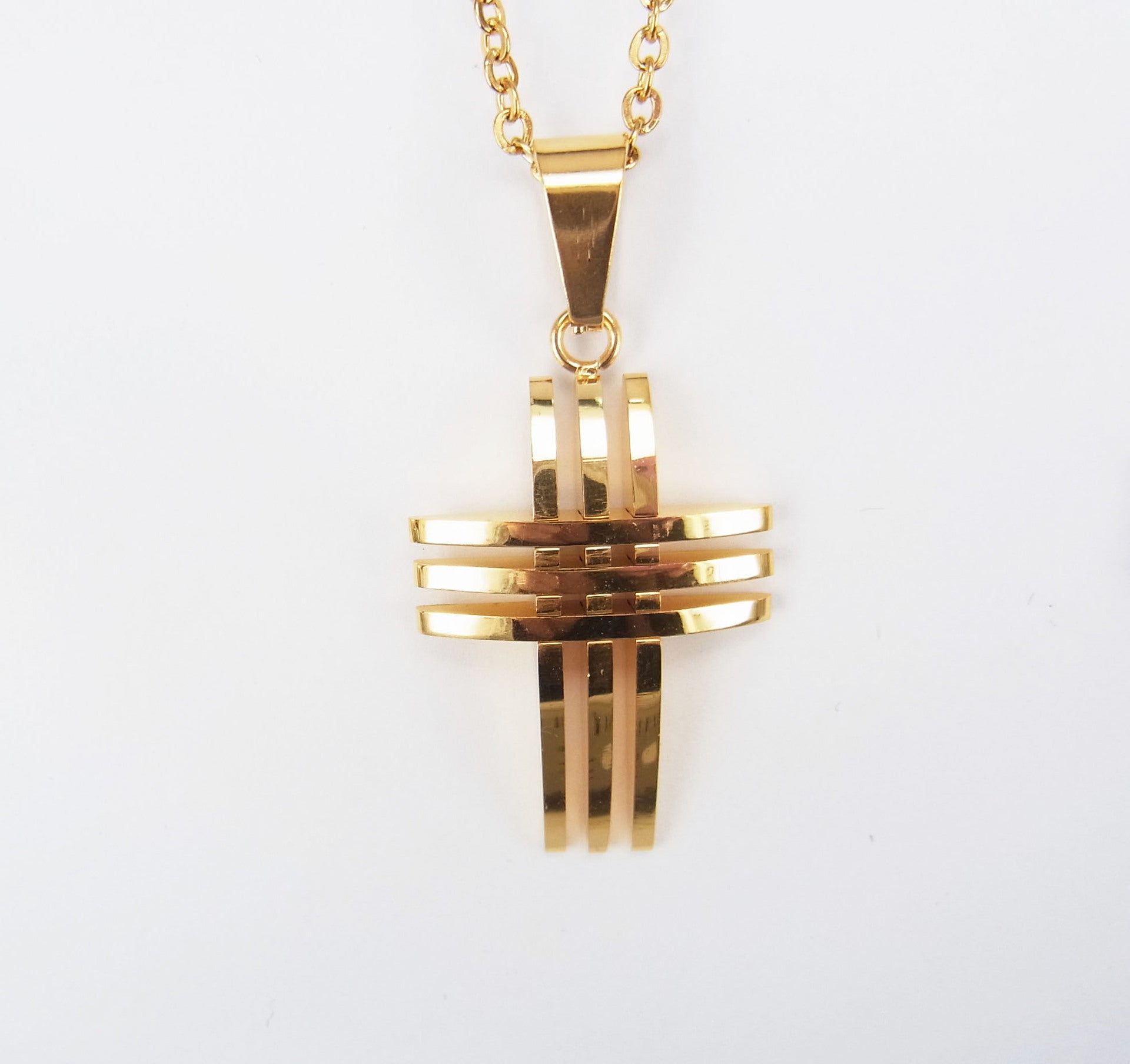 Hohles Kreuz Punk Persönlichkeit Herrenschmuck Mode Trendiger Schmuck