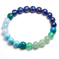 Edelstein 8MM108 Schmuckset Lapislazuli-Schmuck