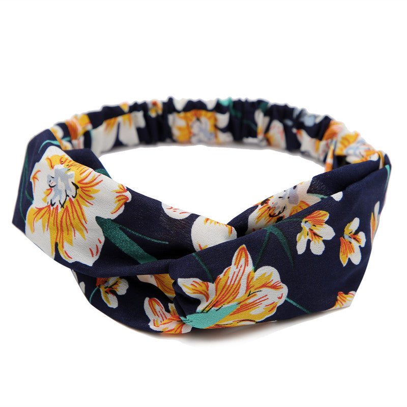 Women's Polka Dot Printed Bohemian Sweet Simple Hair Band
