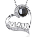 MOM Herzförmige Projektion Individuelle Foto-Halskette Geburtstagsgeschenk für Mutter Accessoires