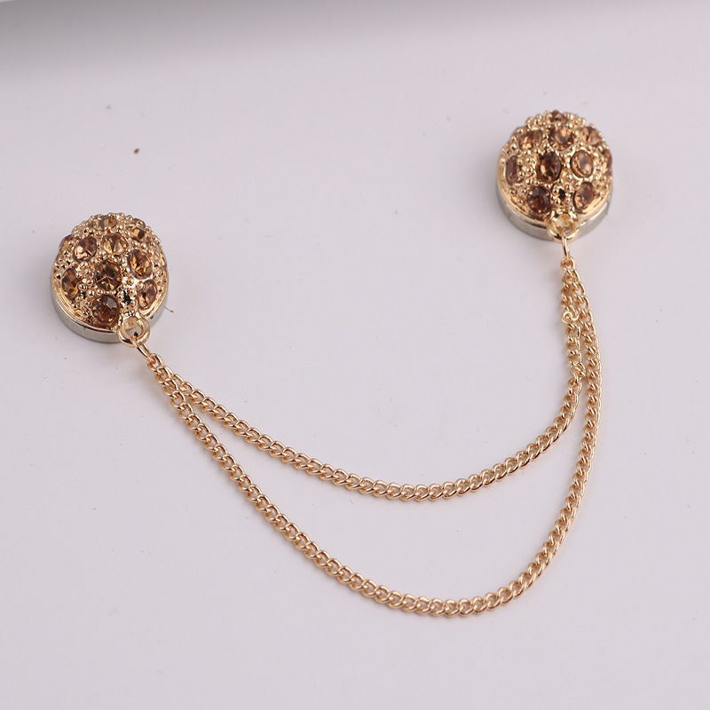 Hebilla magnética para broche de mujer, cadena con hebilla anti-pérdida