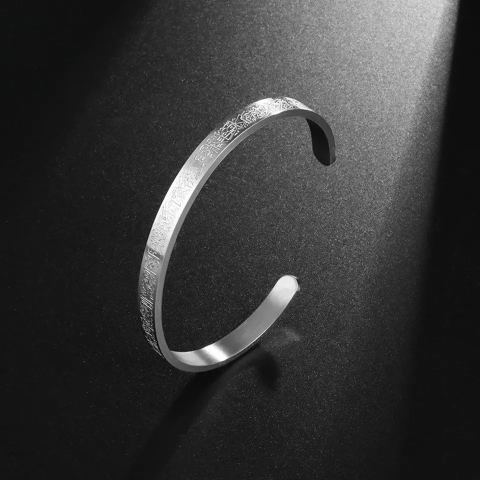 Edelstahl Arabische Scheiben Halskette Armband